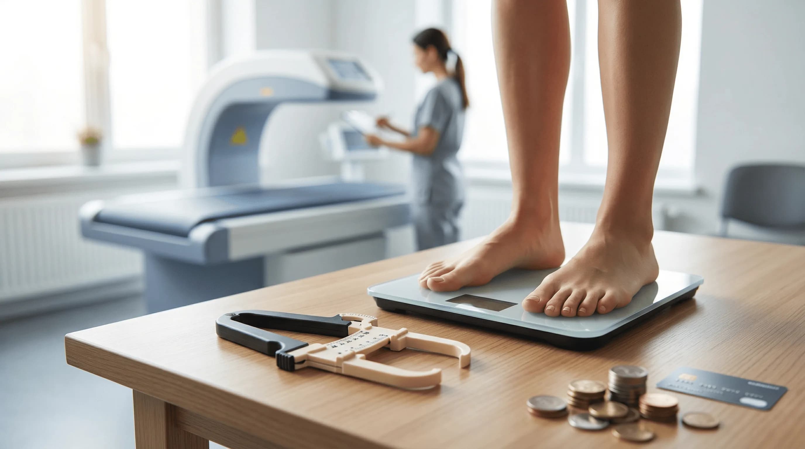 Cost of measuring body fat at home vs lab