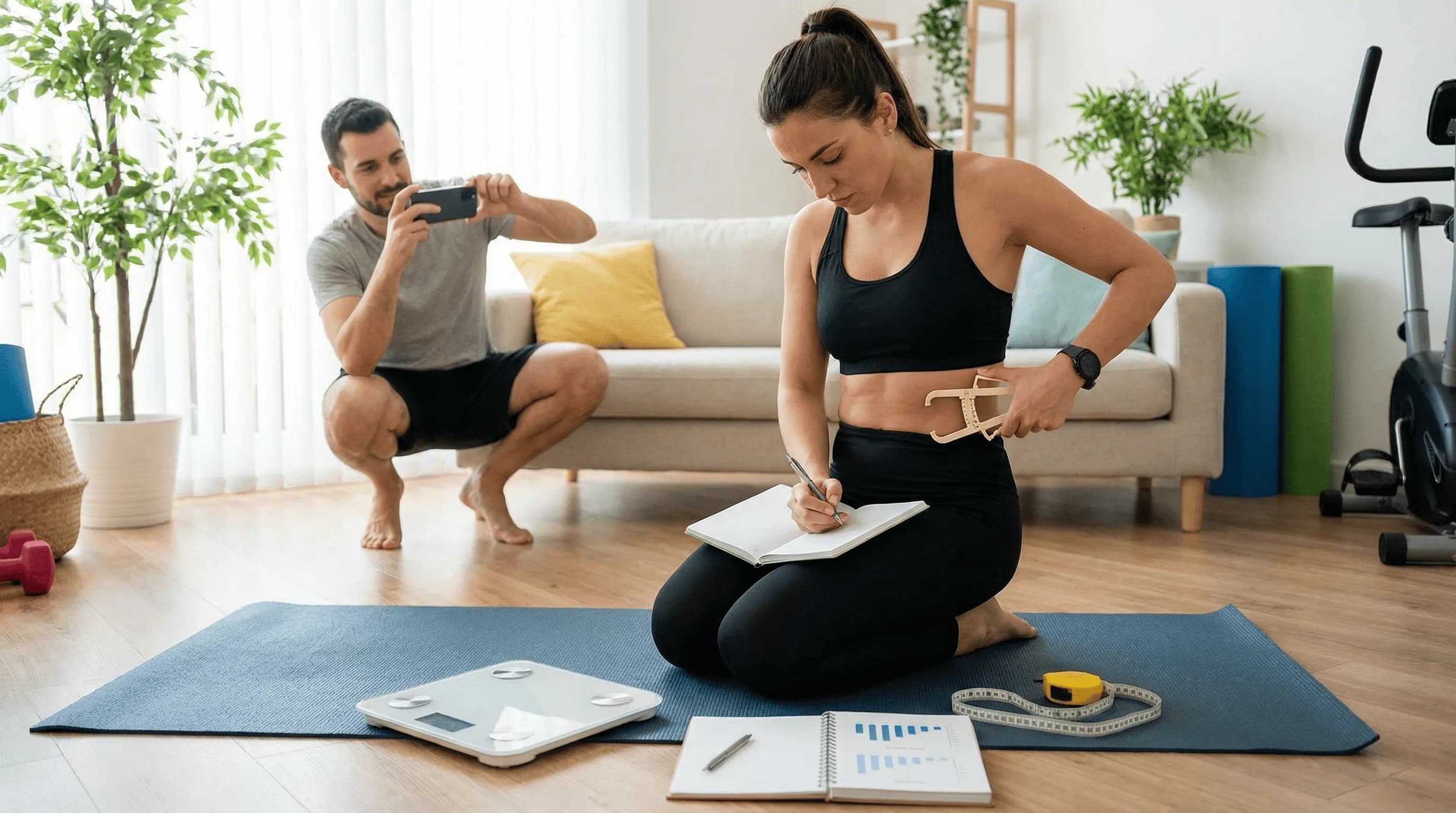 how to track body fat changes