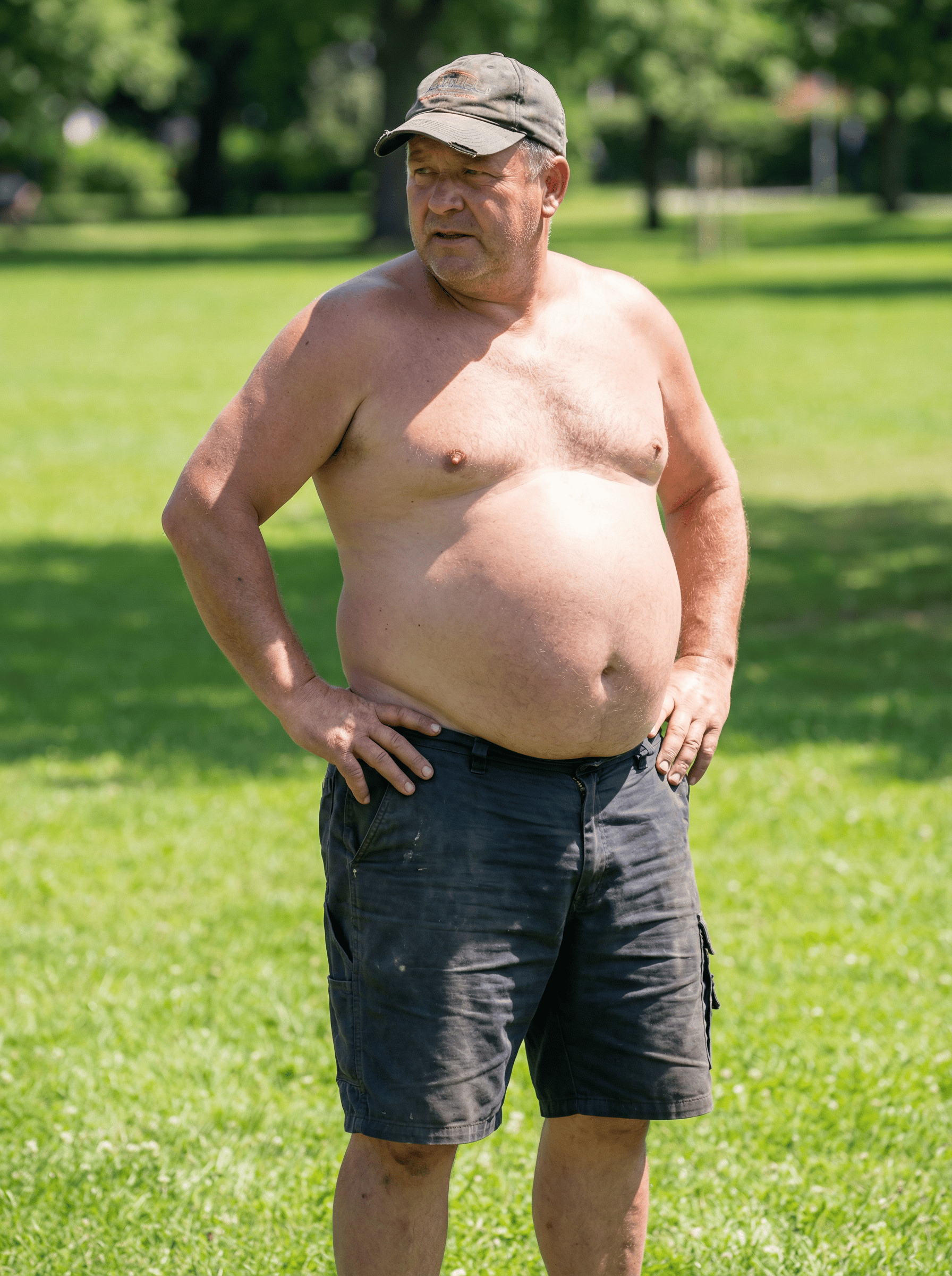 AI body fat estimate example