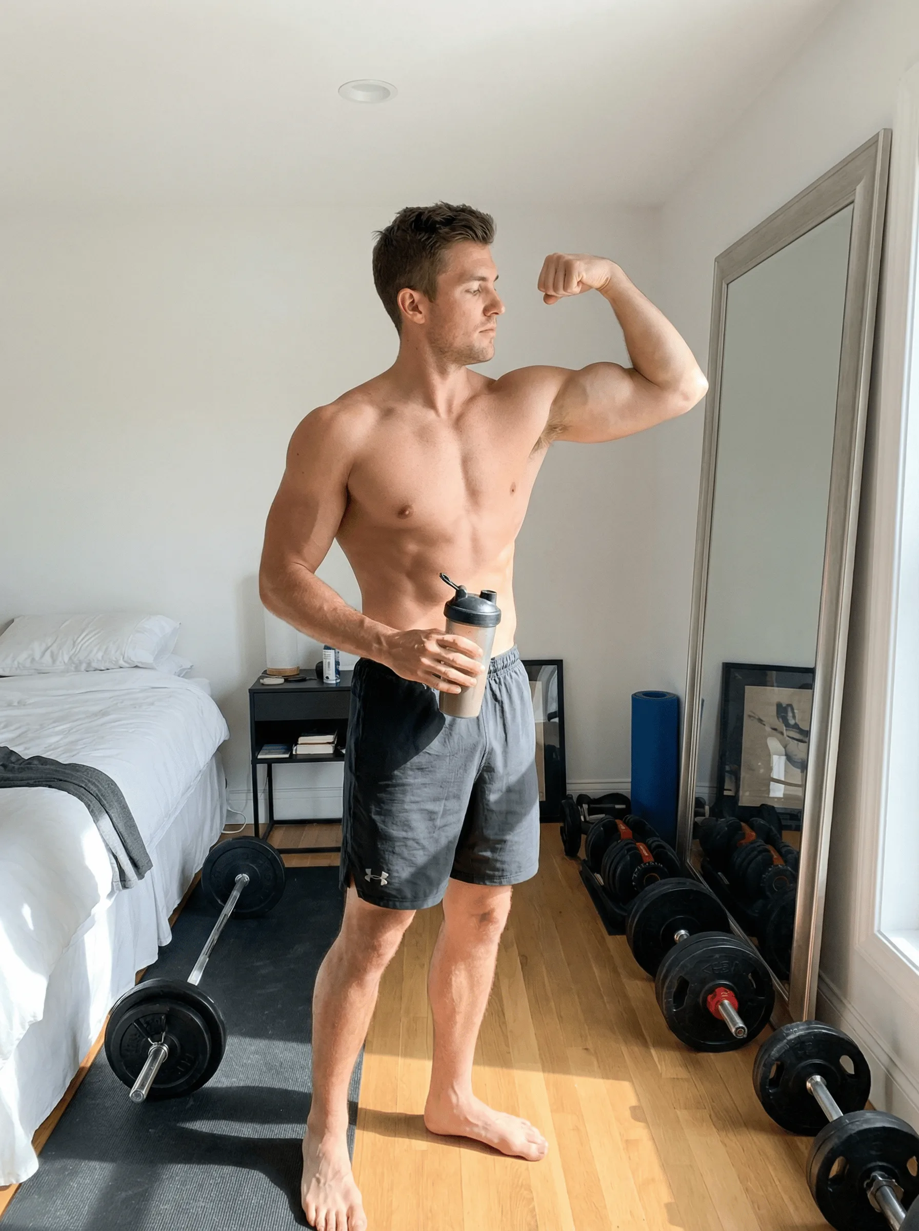 AI body fat estimate example